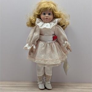 Sweetheart Collection Porcelain Doll "Joy" Plays Theme From "Love Story" 16"